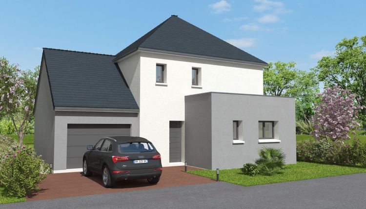 Bati Alliance Constructeur Laval Maison Etage 101 M² A La Chapelle Du Lou Du Lac