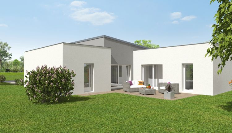 Bati Alliance Constructeur Laval Maison Plain Pied 113 M² A Saint Ouen Des Toi