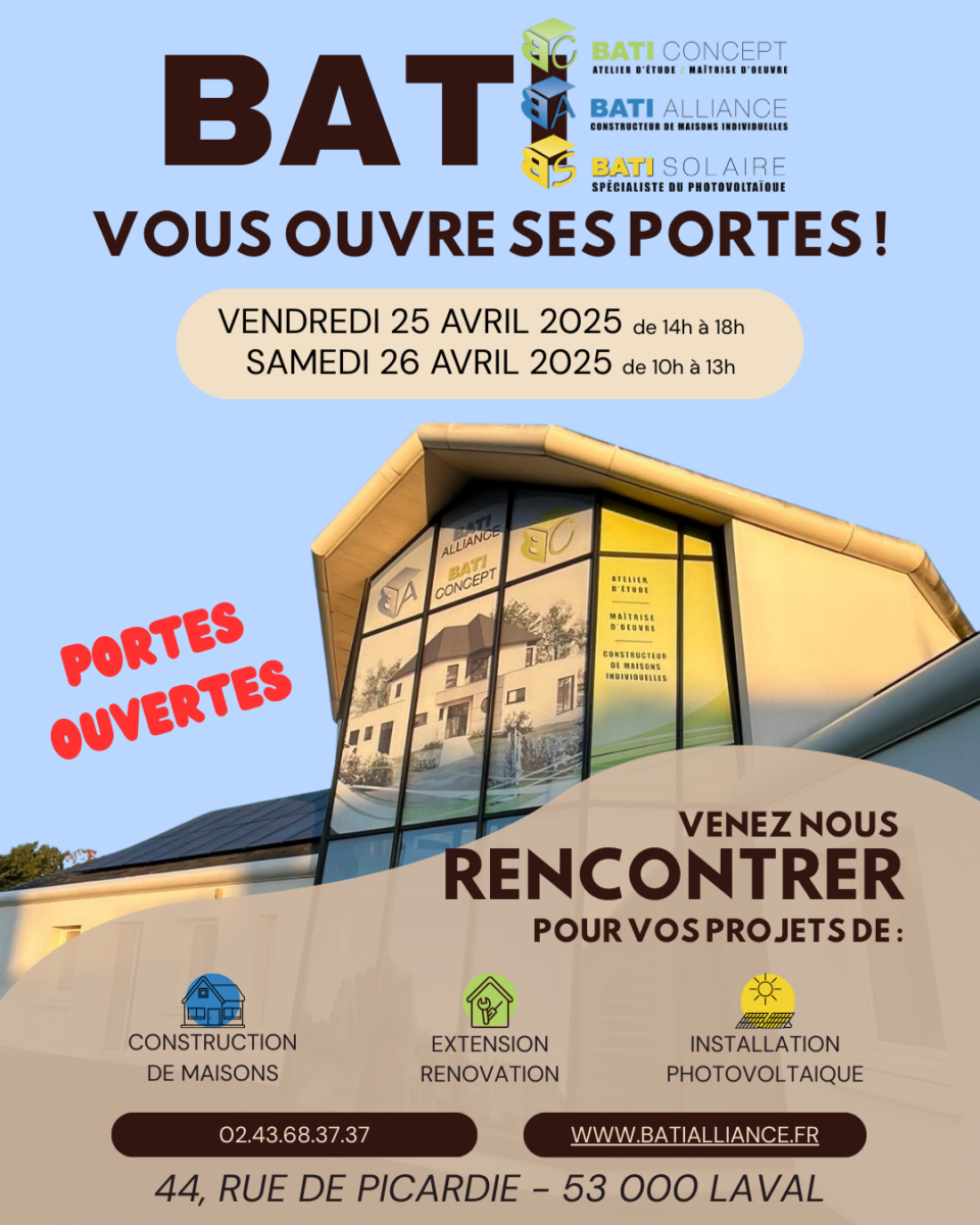 Bati Alliance Constructeur Laval Porte Ouverte Publication