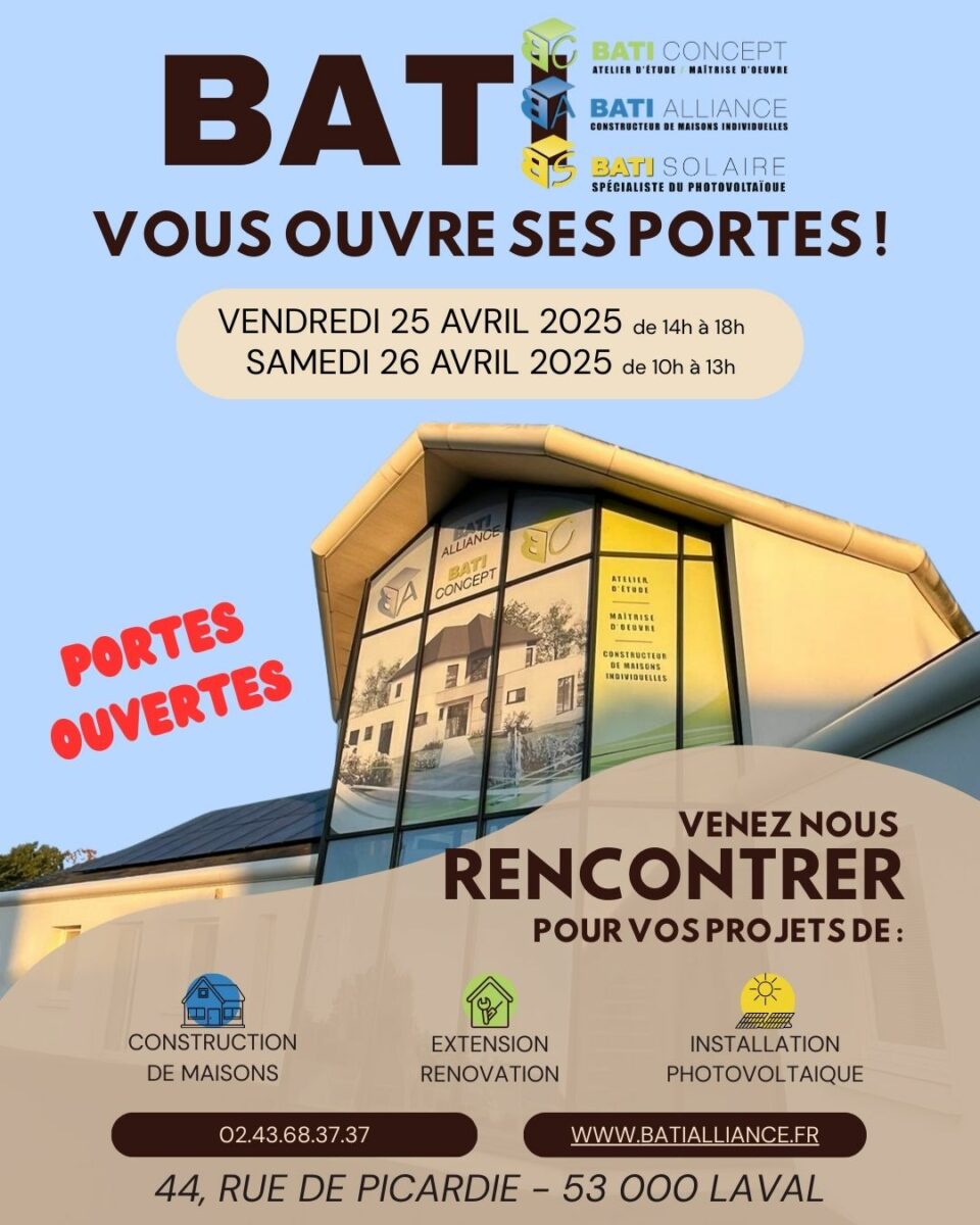 Bati Concept Bati Alliance Bati Solaire Construction De Maison A Laval SI Banniere Article Portes Ouvertes