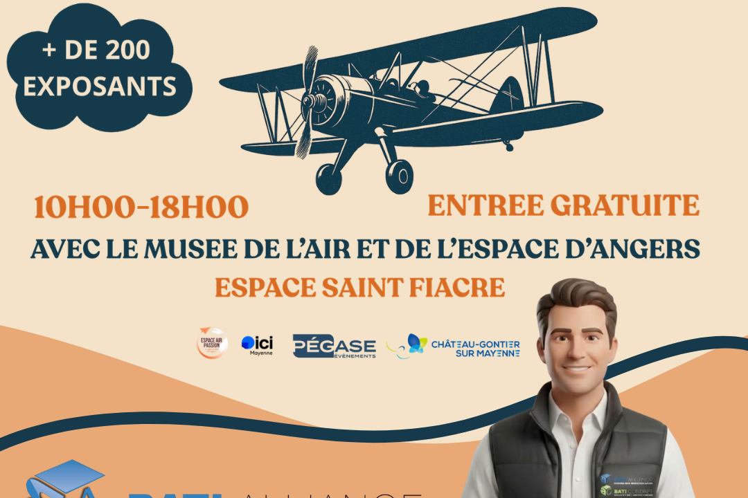 Bati Concept Bati Alliance Bati Solaire Construction De Maison A Laval AFFICHE FOIRE EXPO 2026 Publi