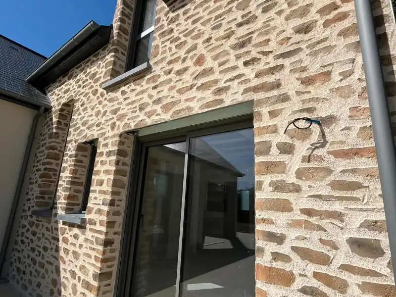enduit facade imitation pierre Mayenne Stonart